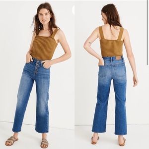 Madewell Slim Wide-leg Jean in Olympia Wash